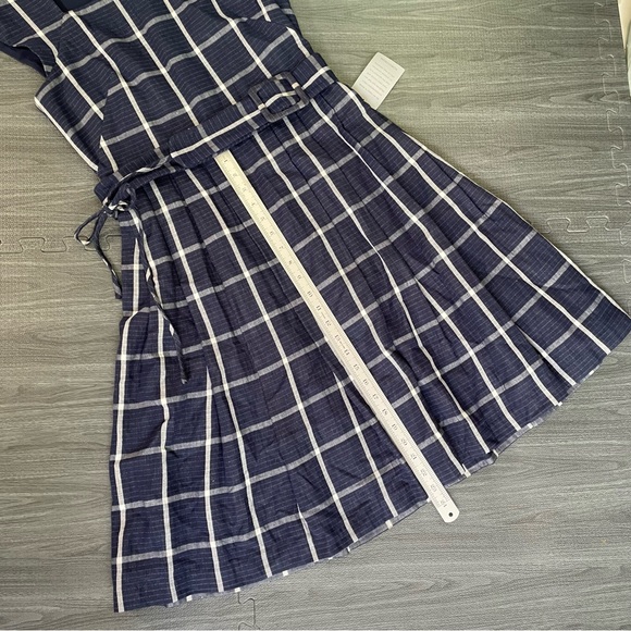 Gal meets glam navy plaid dress - Picture 5 of 8